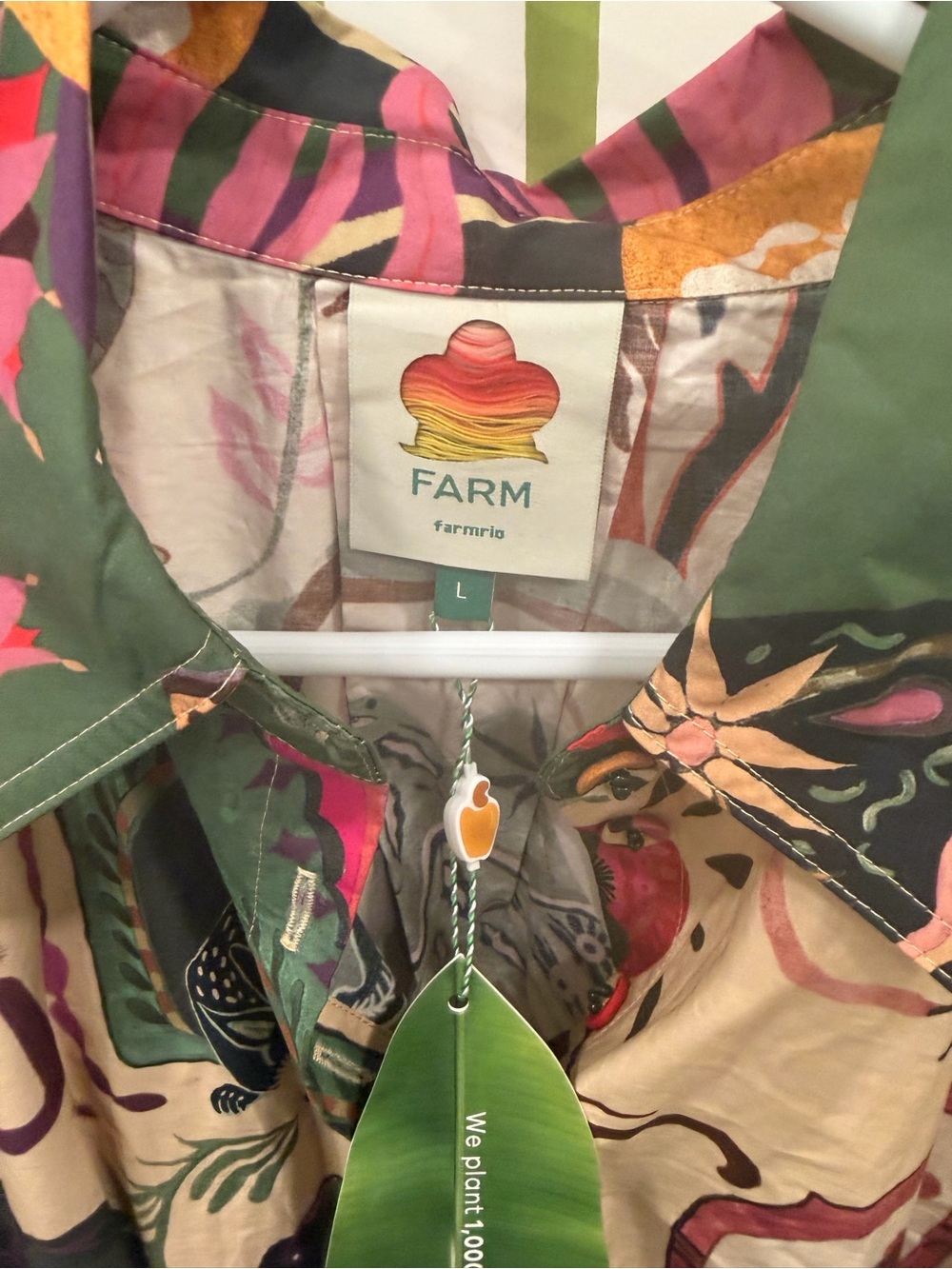 FARM Rio Beautiful Artsy Surreal Land Mini Dress - Picture 3 of 4